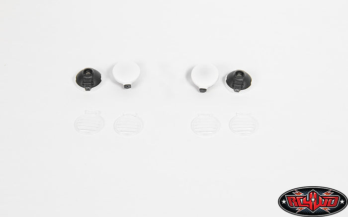 RC4WD Hella Style Lights with Covers detail