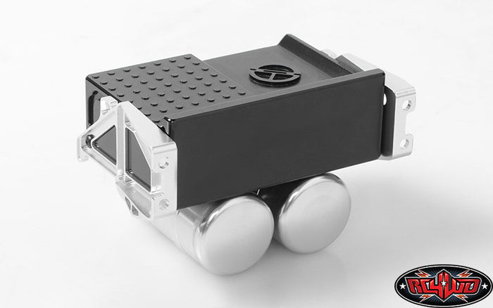 RC4WD Faux Fuel Air Tank Assembly mounting components