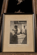 1909 Framed Cream Of Wheat Print Ad