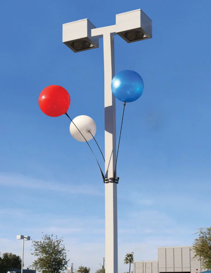 3 Balloon Light Pole Kit - Xtreme Weather Reusable Balloons