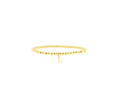 4mm Gold Ball Bracelet- Initial