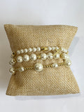 Crosslight Pearl Bracelet Set