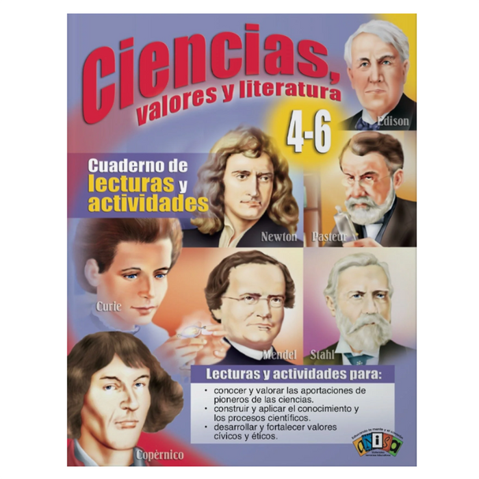 Anisa • Cuaderno de lectura y actividades "Ciencias, Valores y Literatura 4to-6to"