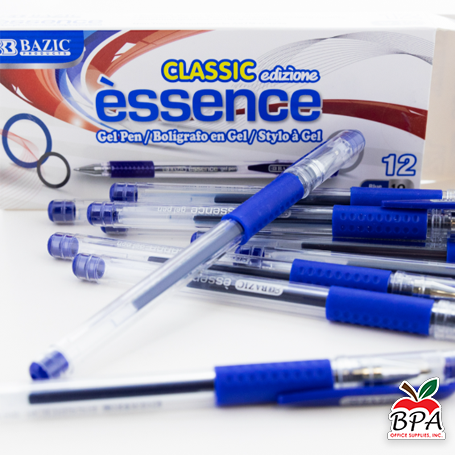 Bazic • Bolígrafos en gel "Essence" (set de 12)