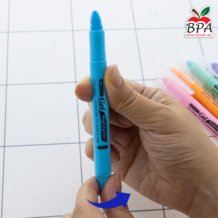 Bazic • Resaltadores en gel "highlighters" (Set de 12)