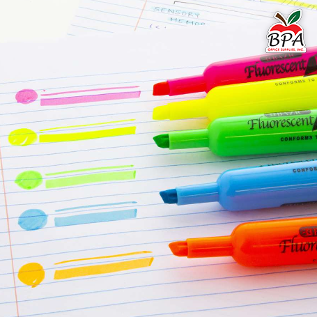 Bazic • Resaltadores "highlighters" - Desk Style (set de 12)
