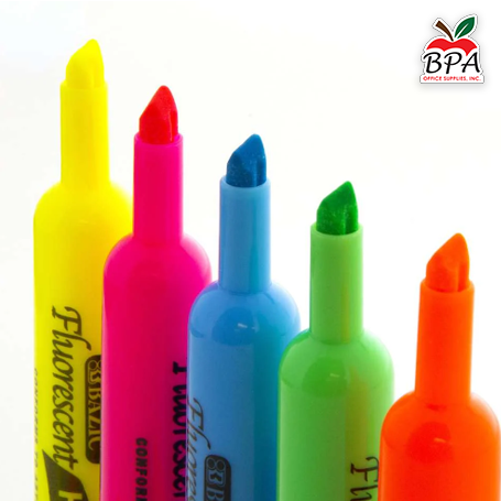 Bazic • Resaltadores "highlighters" - Desk Style (set de 12)
