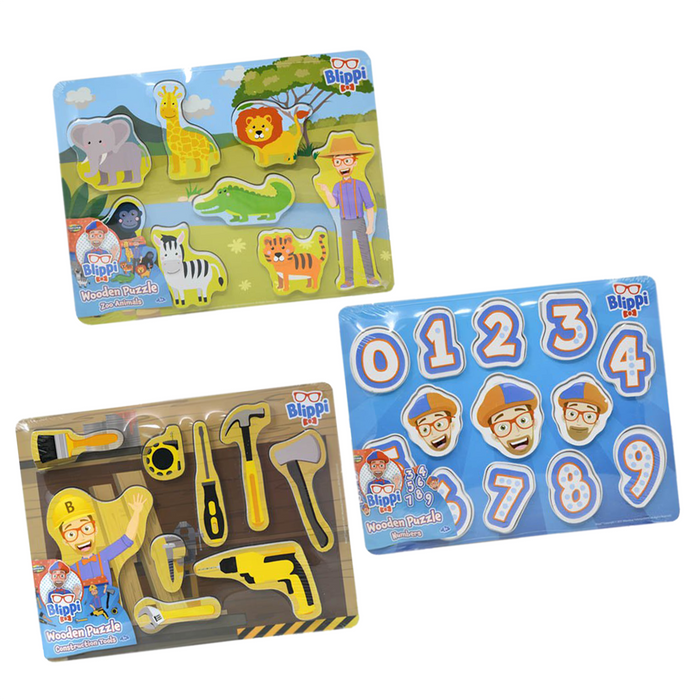 Blippi •  "Blippi" Small Wooden Puzzle
