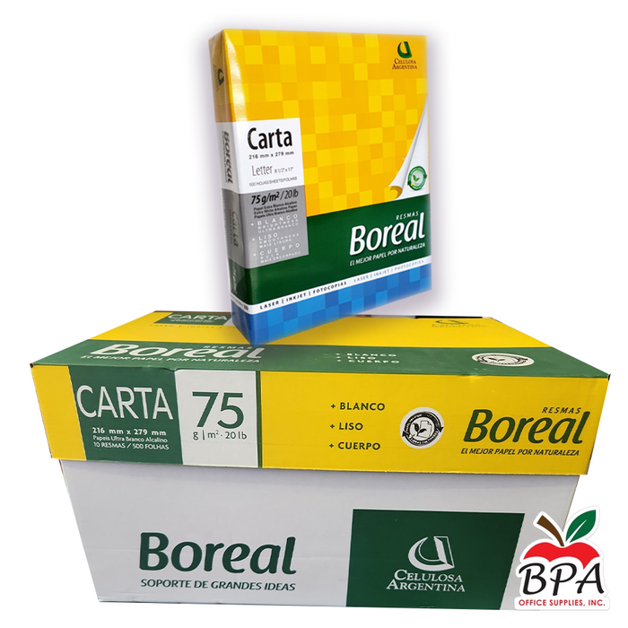 Boreal • Caja de papel tamaño carta