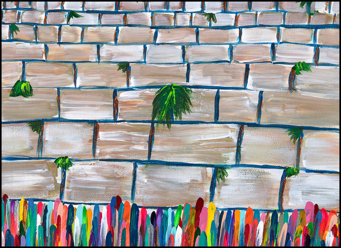 Bright Western Wall Banner 30x24