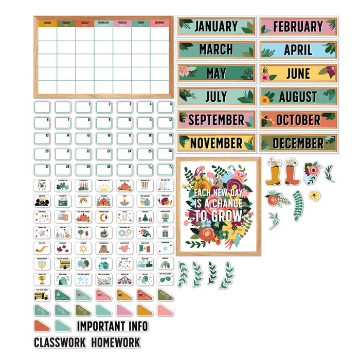 Carson Dellosa •  Calendario "Grow Together - Calendar"