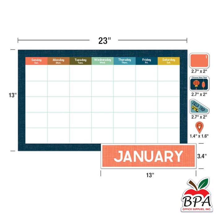 Carson Dellosa • Calendario "Let's Explore"