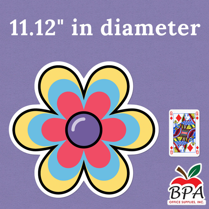 Carson Dellosa • Cut-outs JUMBO "Retro Remix - Flowers"