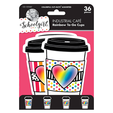 Carson Dellosa •  Cut-outs "Rainbow To-go Cups"