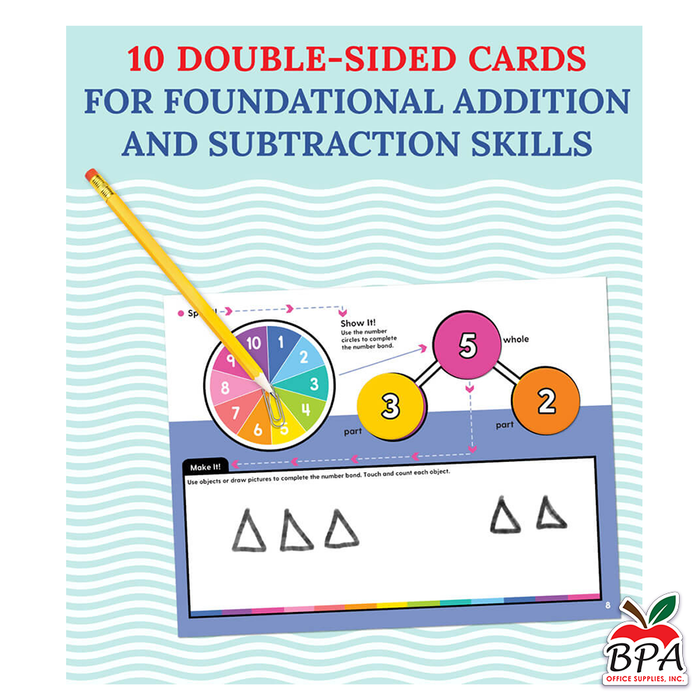 Carson Dellosa • Edu-Clings Silicone Center: Number Bonds Manipulative Grade K-1