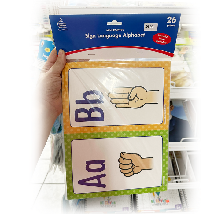 Carson Dellosa • Manipulativo - Sign Language Alphabet