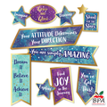 Carson Dellosa • Mini Set-decorativo "Galaxy Motivational Signs"