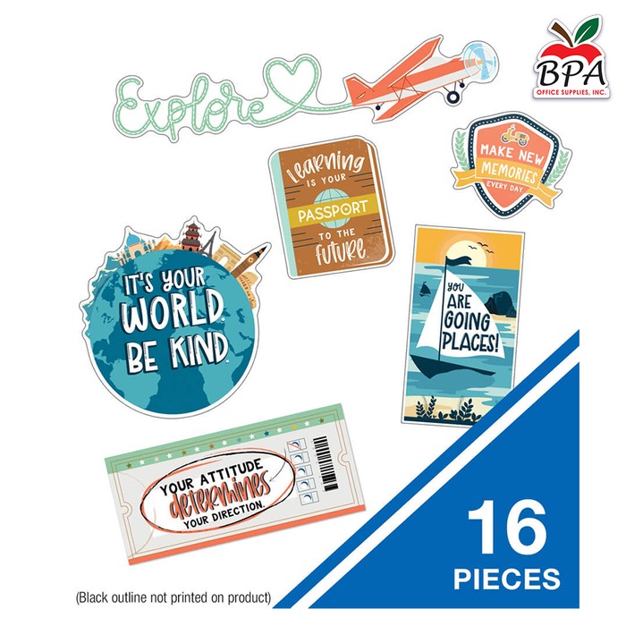 Carson Dellosa • Mini Set-decorativo "Let's Explore - Motivational"
