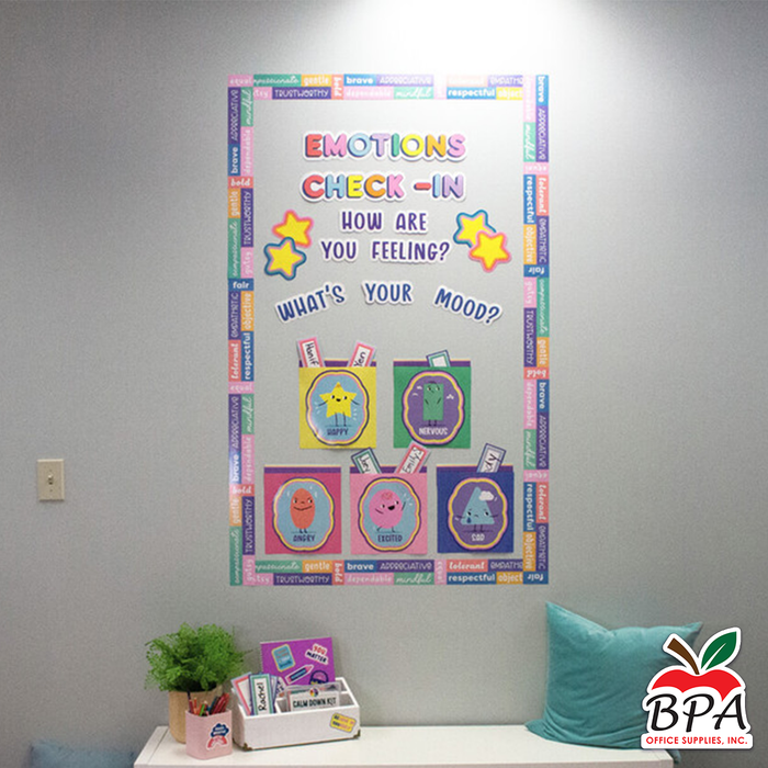 Carson Dellosa • Mini set-decorativo "We Stick Together - Emotions Check-In"
