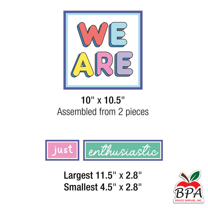 Carson Dellosa • Mini set-decorativo "We Stick Together - Motivational"