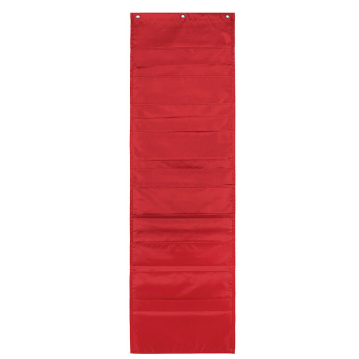 Carson Dellosa •  Pocket Chart Storage  (color: rojo)