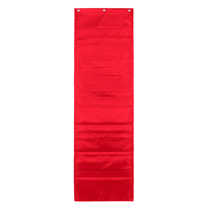 Carson Dellosa •  Pocket Chart Storage  (color: rojo)