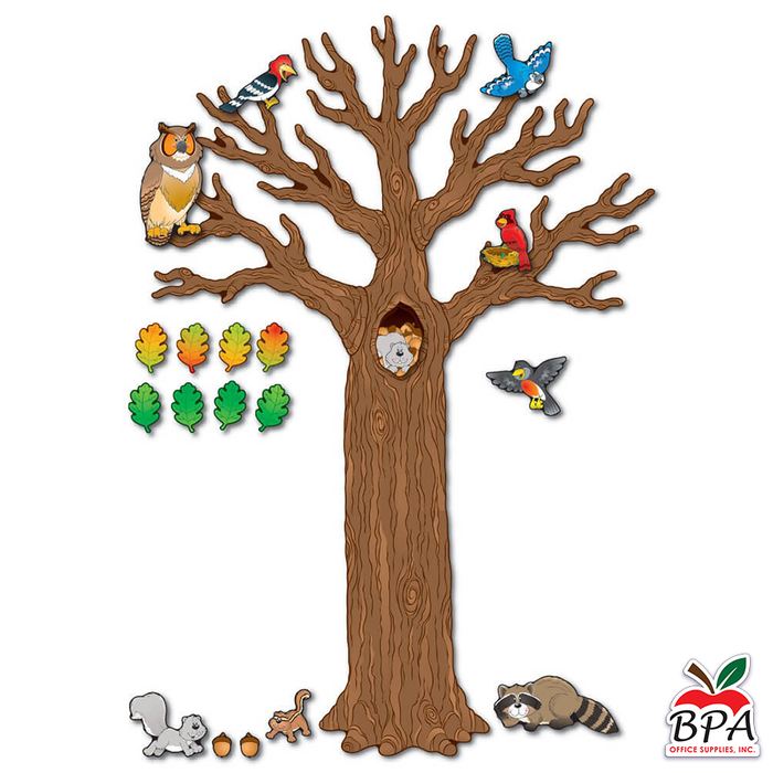 Carson Dellosa • Set-decorativo "Big Tree with Animals"