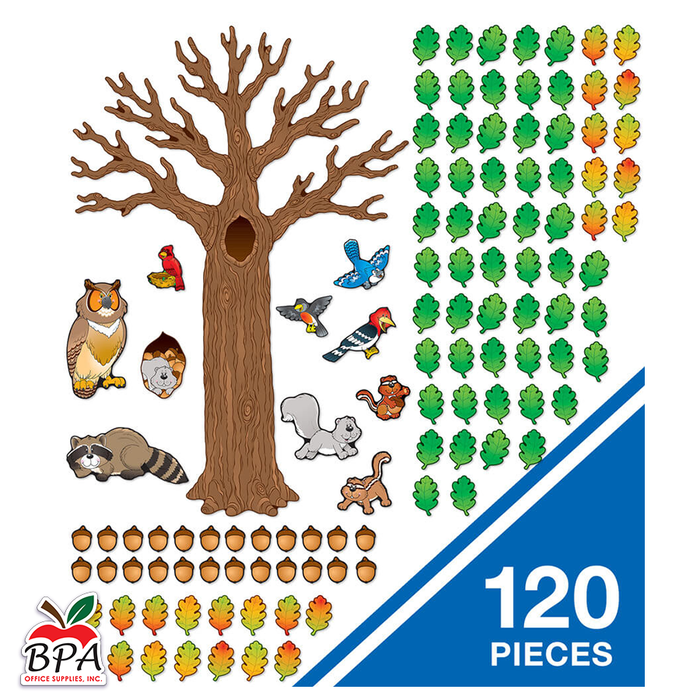 Carson Dellosa • Set-decorativo "Big Tree with Animals"