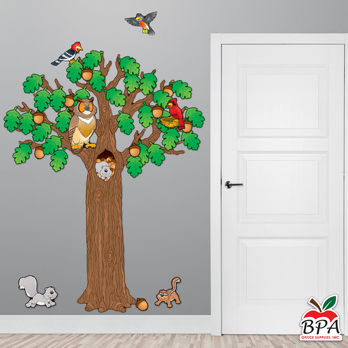 Carson Dellosa • Set-decorativo "Big Tree with Animals"