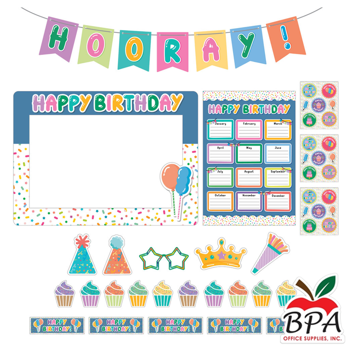 Carson Dellosa • Set-decorativo "Birthday Classroom Kit"