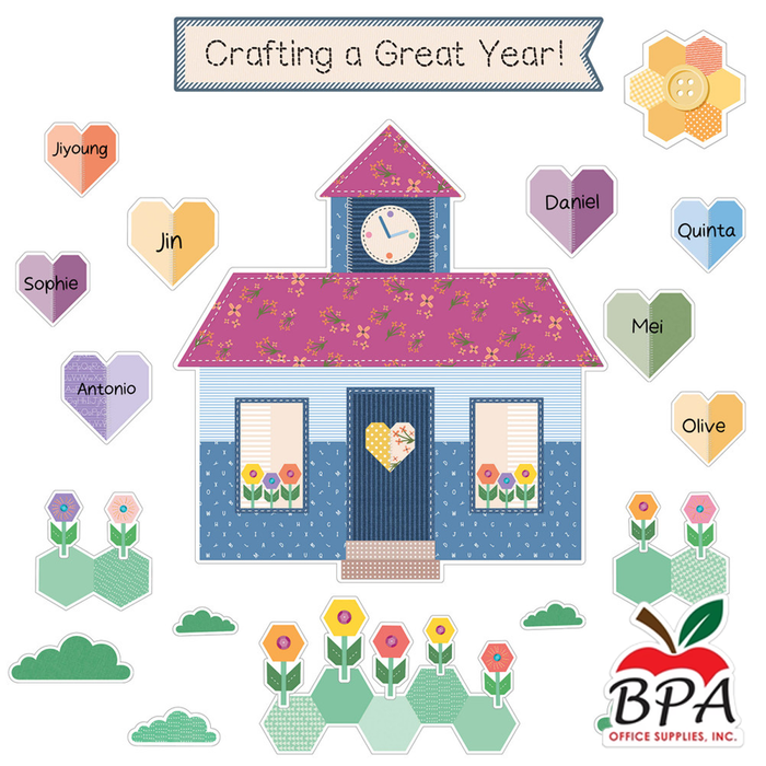 Carson Dellosa • Set-decorativo "Crafty Cool - Crafting a Great Year!"