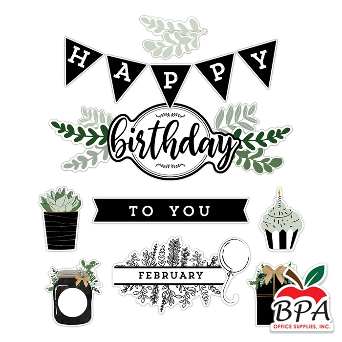 Carson Dellosa •  Set Decorativo "Farmhouse - Birthday"