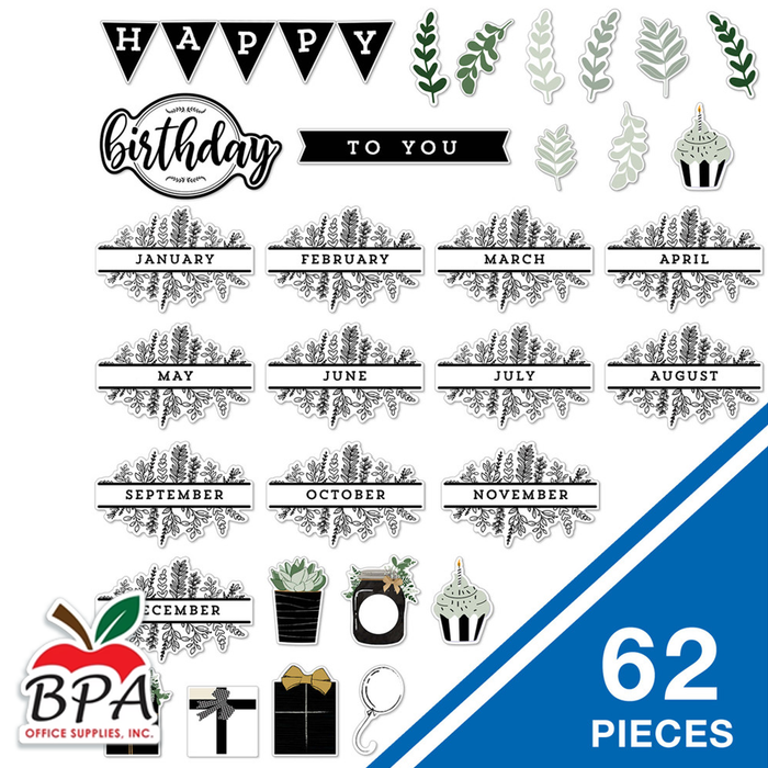 Carson Dellosa •  Set Decorativo "Farmhouse - Birthday"