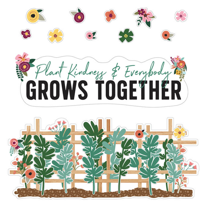 Carson Dellosa •  Set decorativo "Glow Together - Plant Kindness & Everybody Grows Together"