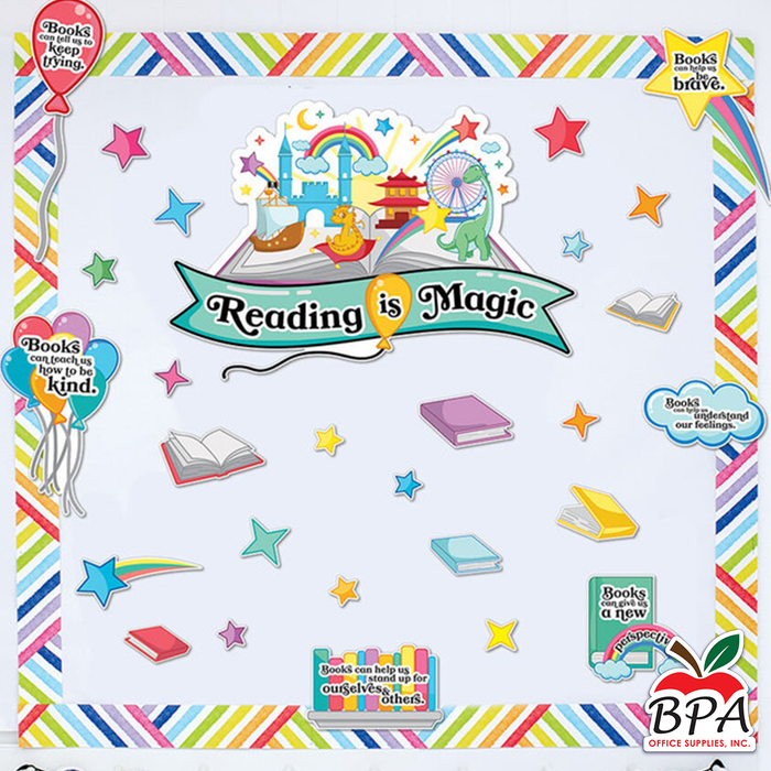 Carson Dellosa • Set-decorativo "Reading Is Magic"