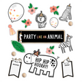 Carson Dellosa •  Set Decorativo "Simply Safari - Birthday"