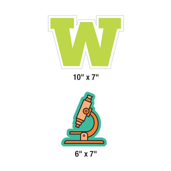 Carson Dellosa •  Set decorativo "Wall Signs for Core Subjects"