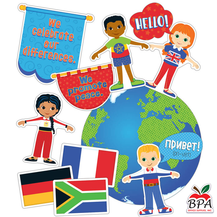 Carson Dellosa • Set-decorativo "We Are Global Citizens"