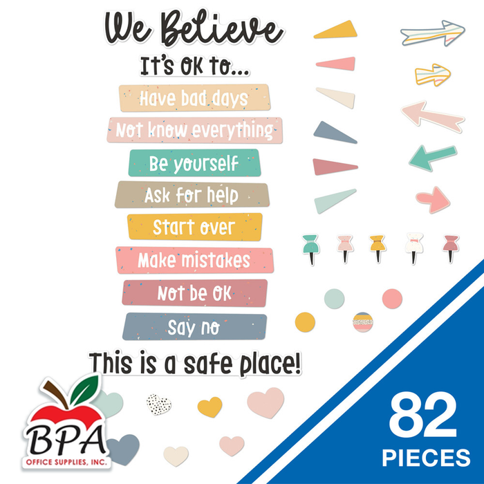 Carson Dellosa •  Set Decorativo "We Belong - Motivational"