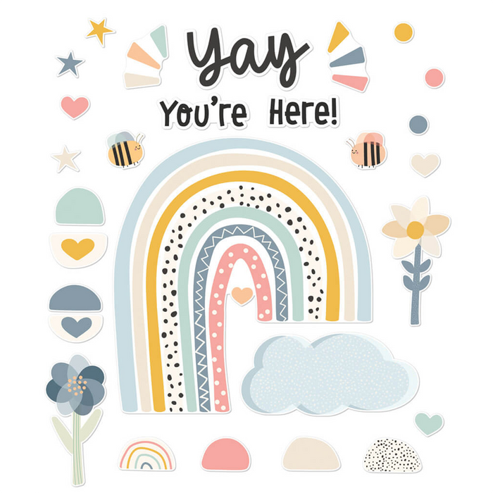 Carson Dellosa •  Set decorativo "Yay You're Here!"