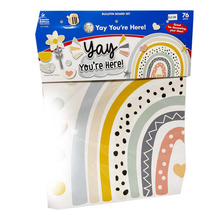 Carson Dellosa •  Set decorativo "Yay You're Here!"