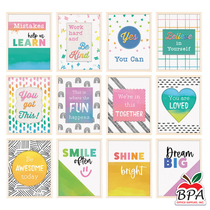 Carson Dellosa • Set Mini Posters "Creatively Inspired"