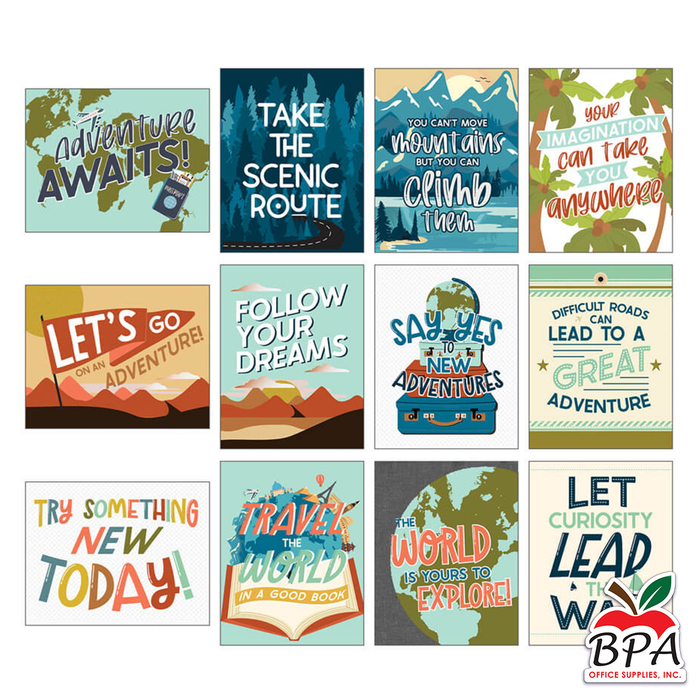 Carson Dellosa • Set Mini Posters "Let's Explore"