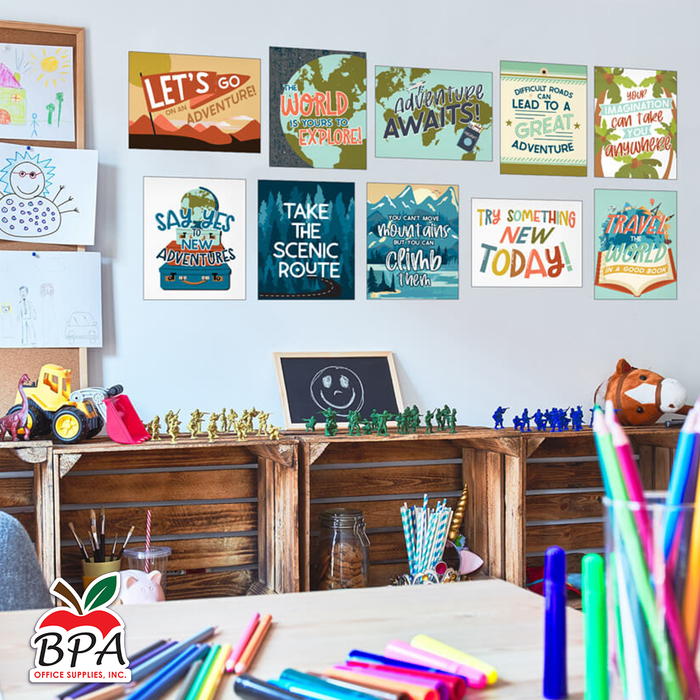 Carson Dellosa • Set Mini Posters "Let's Explore"