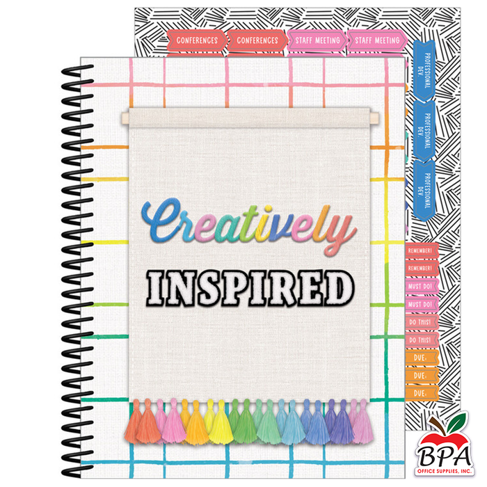 Carson Dellosa • Teacher Planner Spiral "Creatively Inspired"