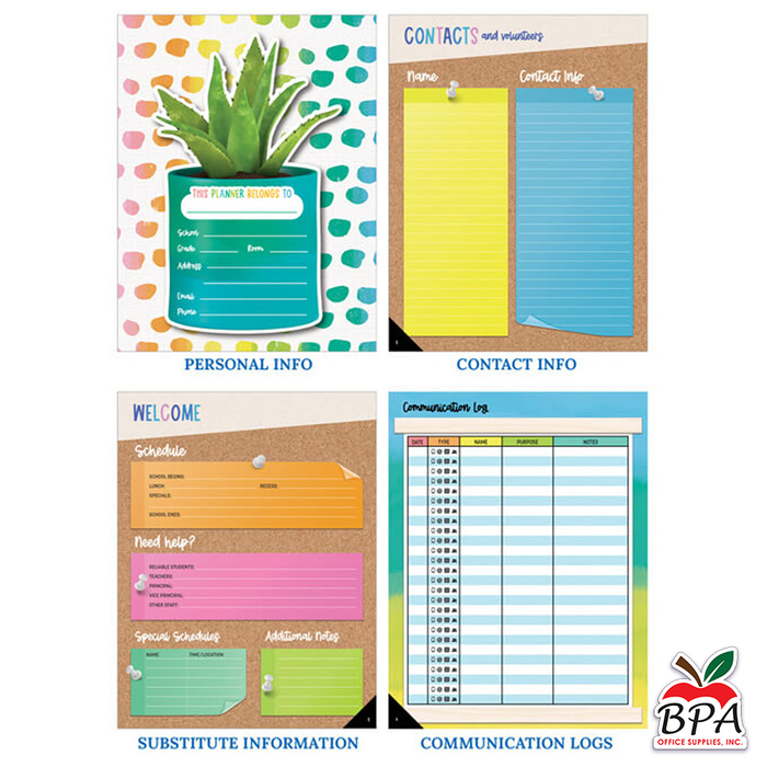 Carson Dellosa • Teacher Planner Spiral "Creatively Inspired"