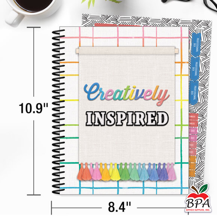 Carson Dellosa • Teacher Planner Spiral "Creatively Inspired"