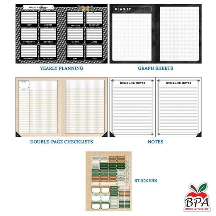 Carson Dellosa • Teacher Planner Spiral "Farmhouse"
