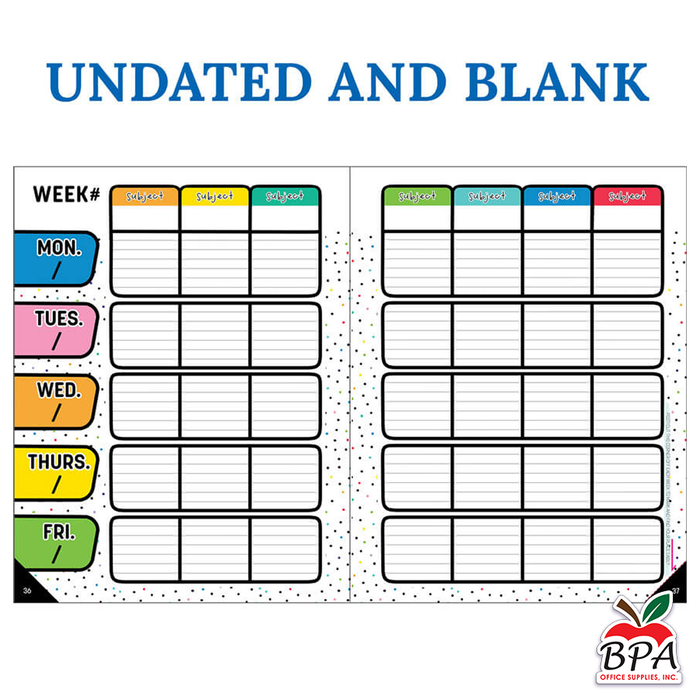 Carson Dellosa • Teacher Planner Spiral "Happy Place"