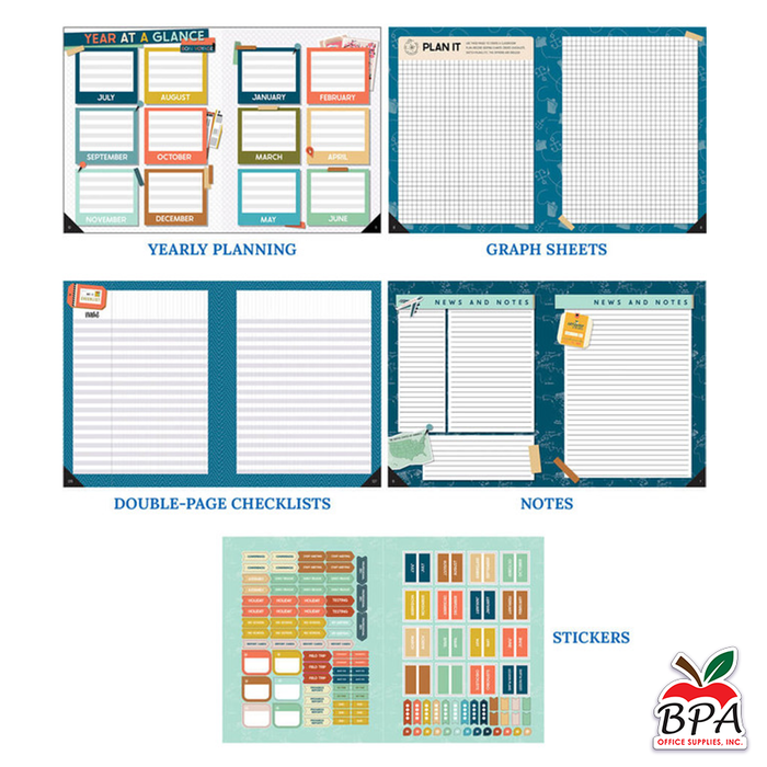 Carson Dellosa • Teacher Planner Spiral "Let's Explore"